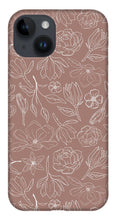 Load image into Gallery viewer, Mauve Magnolia Pattern - Phone Case