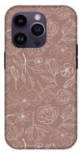 Load image into Gallery viewer, Mauve Magnolia Pattern - Phone Case