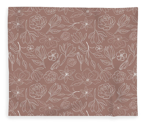 Mauve Magnolia Pattern – Lauren Ullrich Art