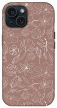 Load image into Gallery viewer, Mauve Magnolia Pattern - Phone Case