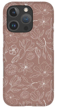 Load image into Gallery viewer, Mauve Magnolia Pattern - Phone Case