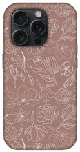 Load image into Gallery viewer, Mauve Magnolia Pattern - Phone Case