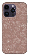 Load image into Gallery viewer, Mauve Magnolia Pattern - Phone Case