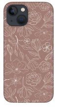 Load image into Gallery viewer, Mauve Magnolia Pattern - Phone Case