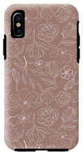Load image into Gallery viewer, Mauve Magnolia Pattern - Phone Case