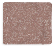 Load image into Gallery viewer, Mauve Magnolia Pattern - Blanket