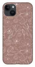 Load image into Gallery viewer, Mauve Magnolia Pattern - Phone Case