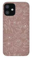 Load image into Gallery viewer, Mauve Magnolia Pattern - Phone Case