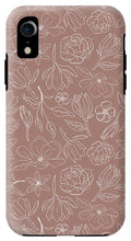Load image into Gallery viewer, Mauve Magnolia Pattern - Phone Case