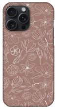 Load image into Gallery viewer, Mauve Magnolia Pattern - Phone Case
