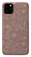 Load image into Gallery viewer, Mauve Magnolia Pattern - Phone Case
