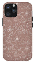 Load image into Gallery viewer, Mauve Magnolia Pattern - Phone Case