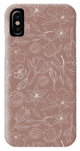 Load image into Gallery viewer, Mauve Magnolia Pattern - Phone Case