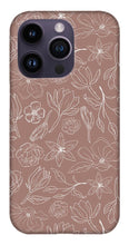 Load image into Gallery viewer, Mauve Magnolia Pattern - Phone Case