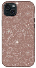 Load image into Gallery viewer, Mauve Magnolia Pattern - Phone Case