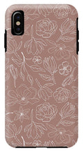 Load image into Gallery viewer, Mauve Magnolia Pattern - Phone Case