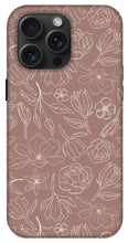 Load image into Gallery viewer, Mauve Magnolia Pattern - Phone Case