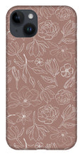 Load image into Gallery viewer, Mauve Magnolia Pattern - Phone Case