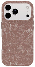 Load image into Gallery viewer, Mauve Magnolia Pattern - Phone Case