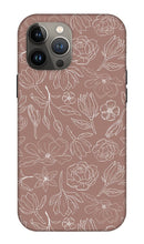 Load image into Gallery viewer, Mauve Magnolia Pattern - Phone Case
