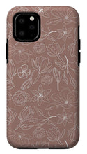 Load image into Gallery viewer, Mauve Magnolia Pattern - Phone Case