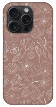 Load image into Gallery viewer, Mauve Magnolia Pattern - Phone Case