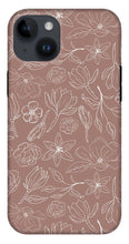 Load image into Gallery viewer, Mauve Magnolia Pattern - Phone Case