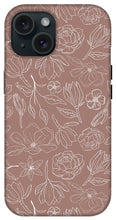 Load image into Gallery viewer, Mauve Magnolia Pattern - Phone Case