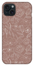 Load image into Gallery viewer, Mauve Magnolia Pattern - Phone Case