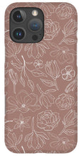 Load image into Gallery viewer, Mauve Magnolia Pattern - Phone Case