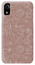 Load image into Gallery viewer, Mauve Magnolia Pattern - Phone Case