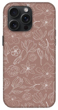 Load image into Gallery viewer, Mauve Magnolia Pattern - Phone Case