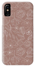 Load image into Gallery viewer, Mauve Magnolia Pattern - Phone Case