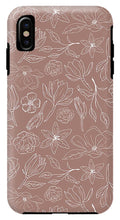 Load image into Gallery viewer, Mauve Magnolia Pattern - Phone Case