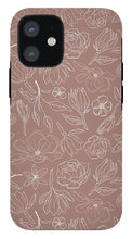 Load image into Gallery viewer, Mauve Magnolia Pattern - Phone Case