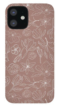 Load image into Gallery viewer, Mauve Magnolia Pattern - Phone Case