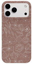 Load image into Gallery viewer, Mauve Magnolia Pattern - Phone Case