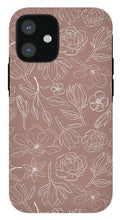 Load image into Gallery viewer, Mauve Magnolia Pattern - Phone Case