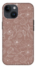 Load image into Gallery viewer, Mauve Magnolia Pattern - Phone Case