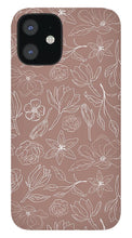 Load image into Gallery viewer, Mauve Magnolia Pattern - Phone Case