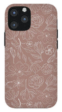 Load image into Gallery viewer, Mauve Magnolia Pattern - Phone Case