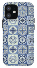 Load image into Gallery viewer, Mediterranean Blue Tile Pattern - Phone Case
