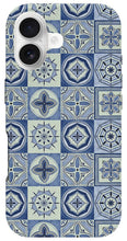 Load image into Gallery viewer, Mediterranean Blue Tile Pattern - Phone Case