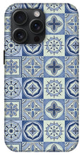 Load image into Gallery viewer, Mediterranean Blue Tile Pattern - Phone Case