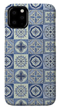 Load image into Gallery viewer, Mediterranean Blue Tile Pattern - Phone Case