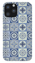Load image into Gallery viewer, Mediterranean Blue Tile Pattern - Phone Case
