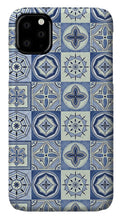 Load image into Gallery viewer, Mediterranean Blue Tile Pattern - Phone Case
