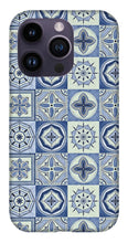 Load image into Gallery viewer, Mediterranean Blue Tile Pattern - Phone Case