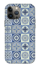 Load image into Gallery viewer, Mediterranean Blue Tile Pattern - Phone Case