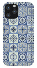 Load image into Gallery viewer, Mediterranean Blue Tile Pattern - Phone Case